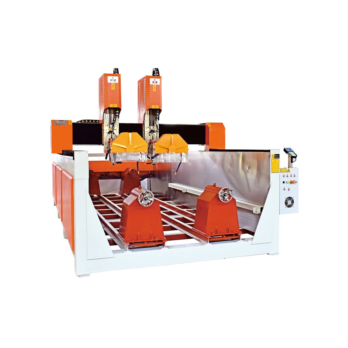 4 axis Double Head Stone Multi-function Engraving Machine