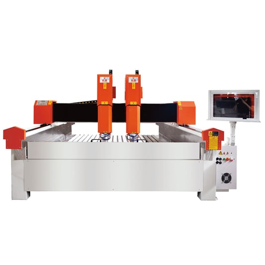 Classical Double Head Stone Engraving Machine