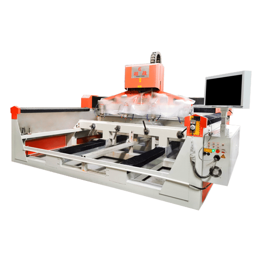 4 Axis Four-head Stone Cylinder Engraving Machine